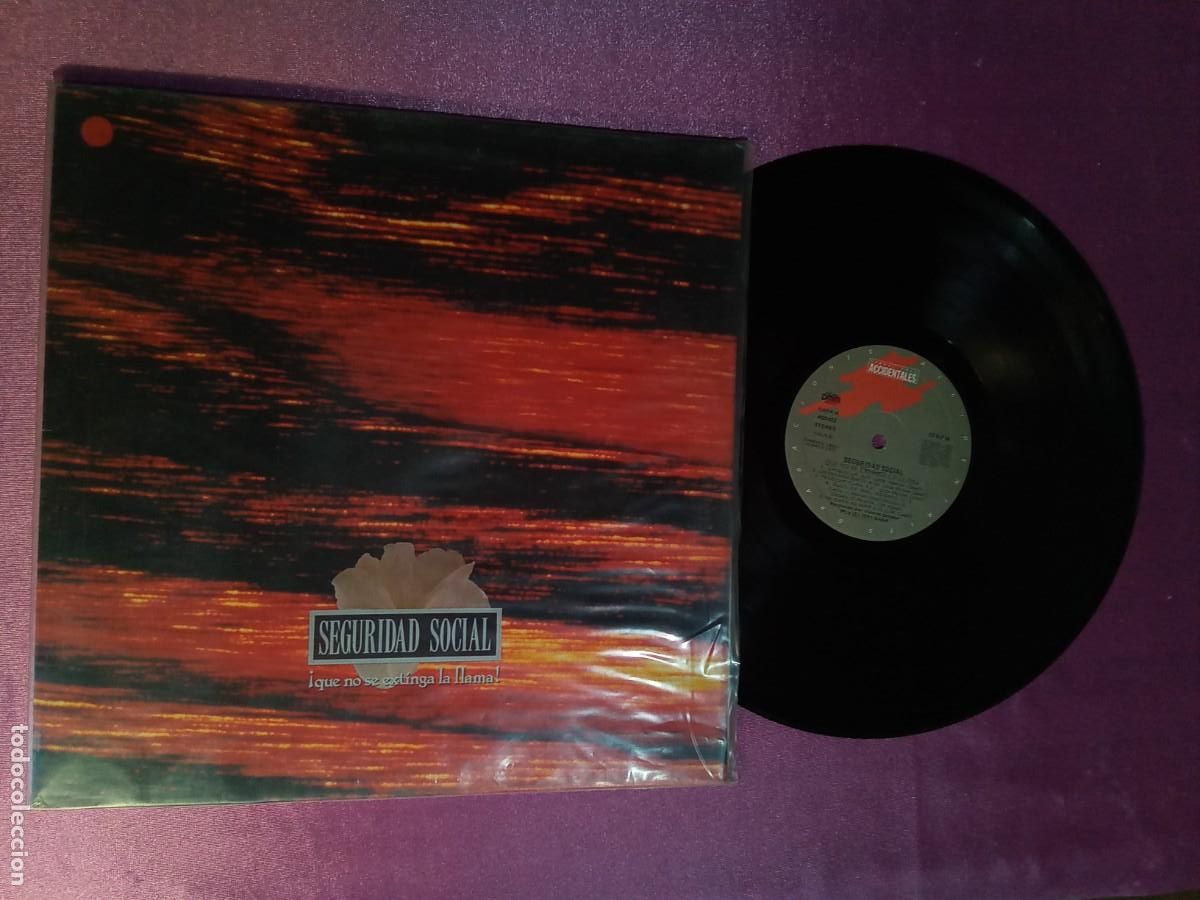 Discos de vinilo: SEGURIDAD SOCIAL QUE NO SE EXTINGA LA LLAMA 1991 LP MAC1