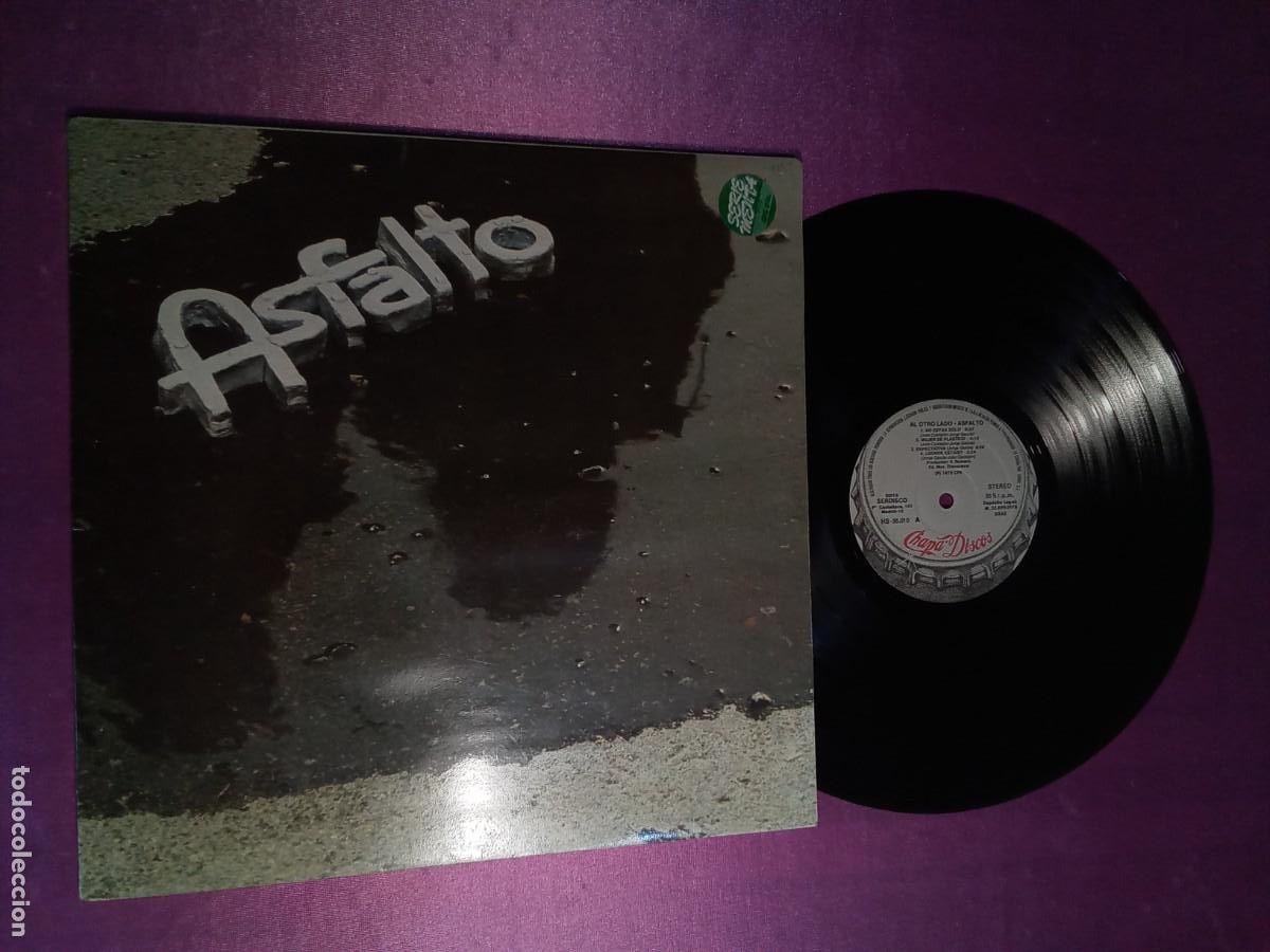 Discos de vinilo: ASFALTO AL OTRO LADO NO EST&Aacute;S SOLO 1978 LP MAC1