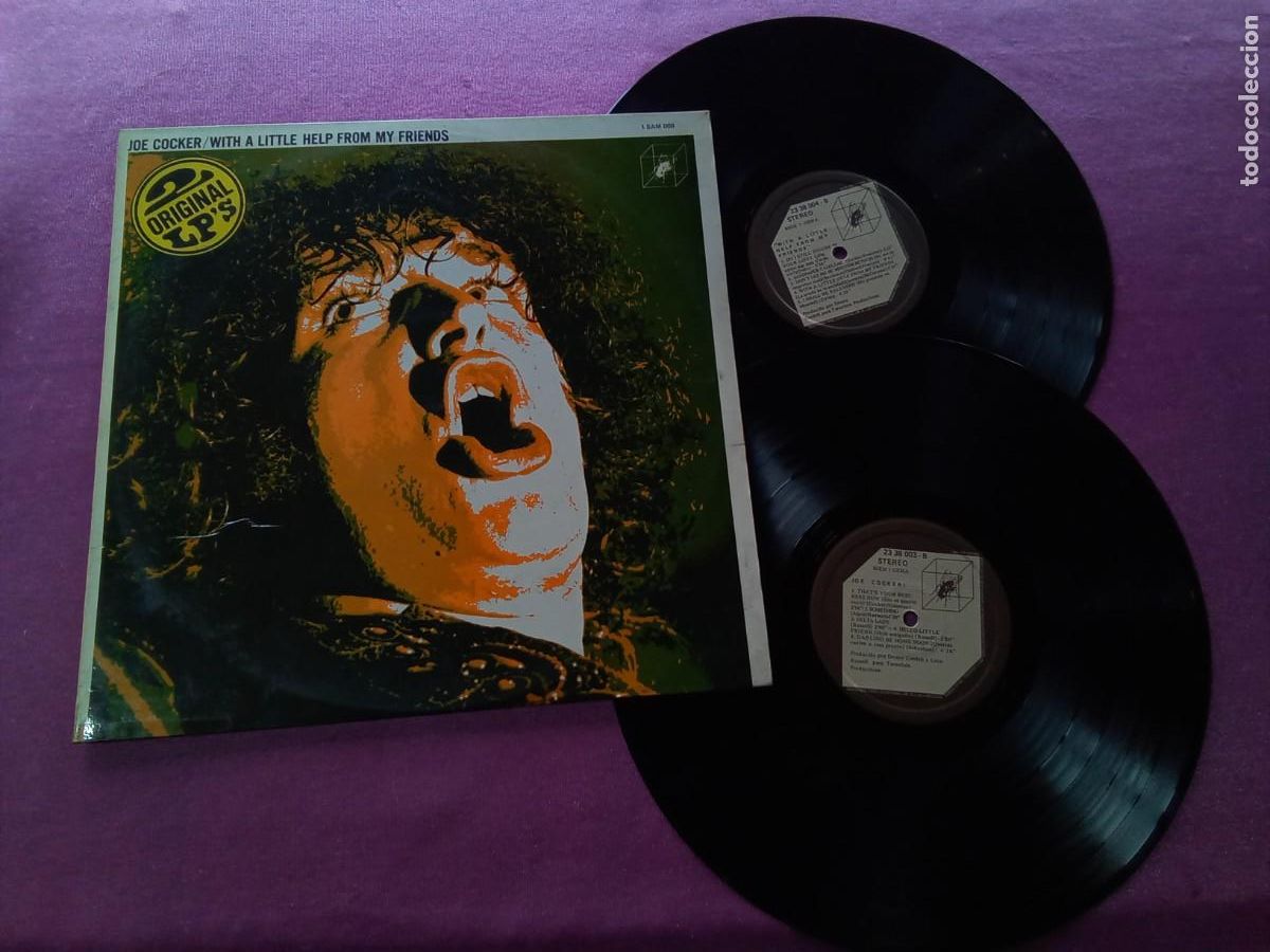 Discos de vinilo: JOE COCKER WITH A LITTLE HELP FROM MY FRIENDS DOBLE LP MAC1