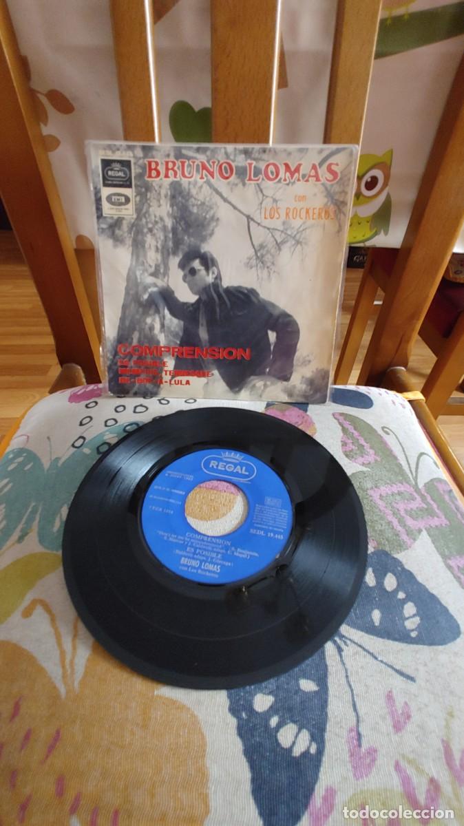 Discos de vinilo: BRUNO LOMAS CON LOS ROCKEROS-EP COMPRENSION +3 - Foto 1