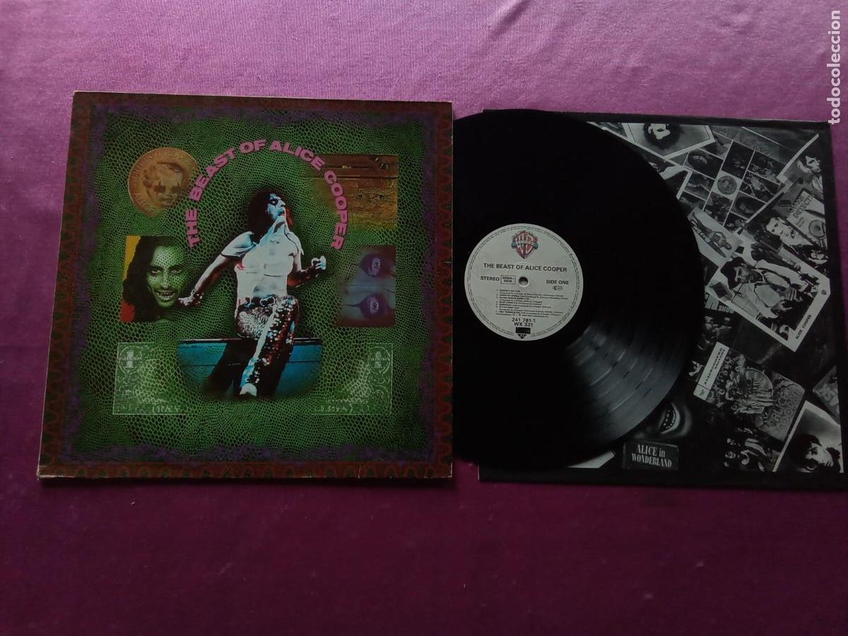 Discos de vinilo: THE BEAST OF ALICE COOPER CON ENCARTE 1989 LP MAC1