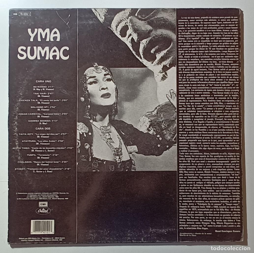 Discos de vinilo: LP - YMA SUMAC - CON PLUMAS - Foto 2