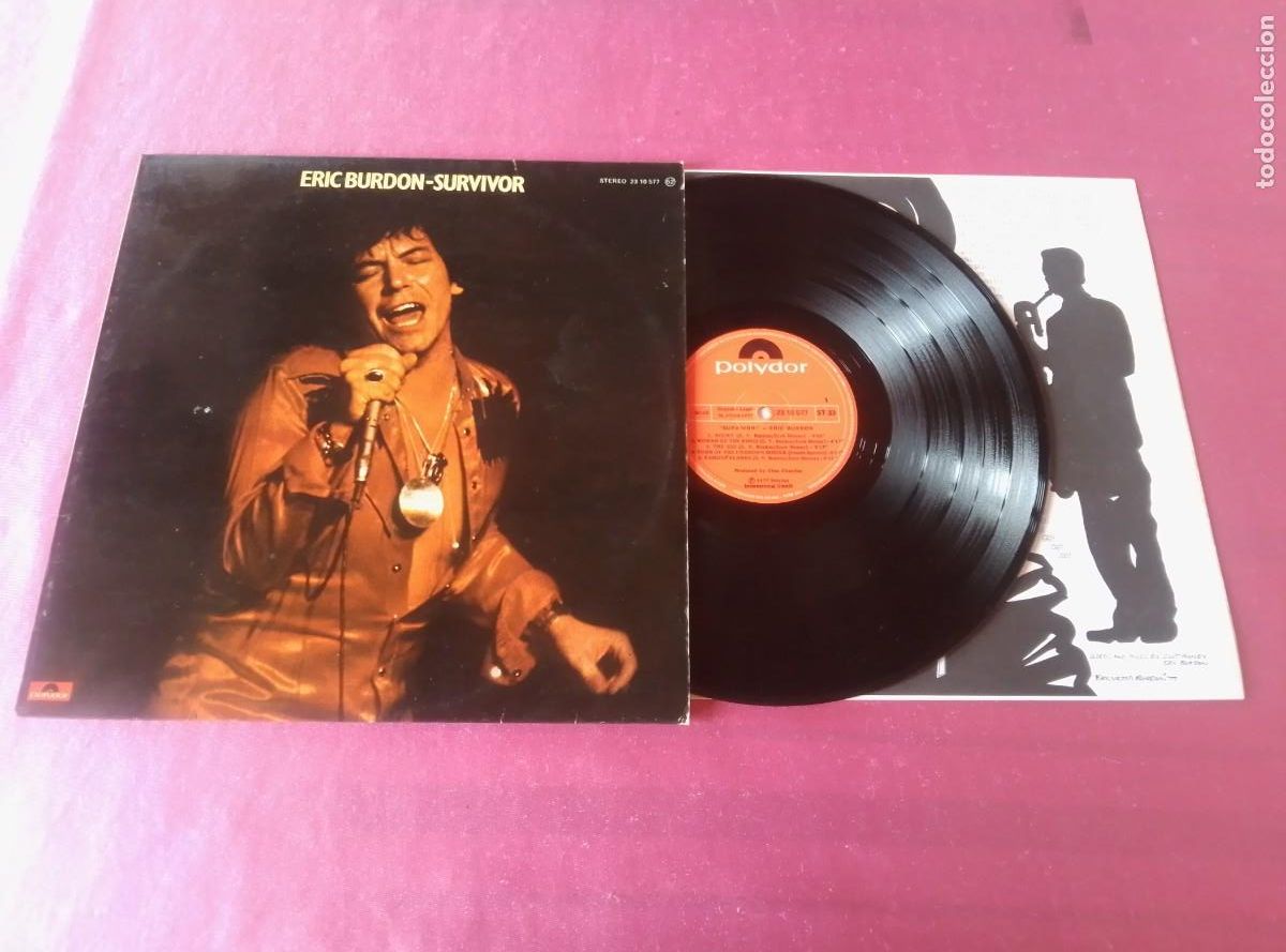 Discos de vinilo: ERIC BURDON SURVIVOR 1977 LP MAC1