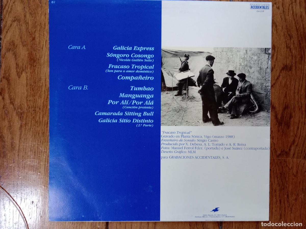 Discos de vinilo: Os Resentidos - fracaso tropical - Foto 2