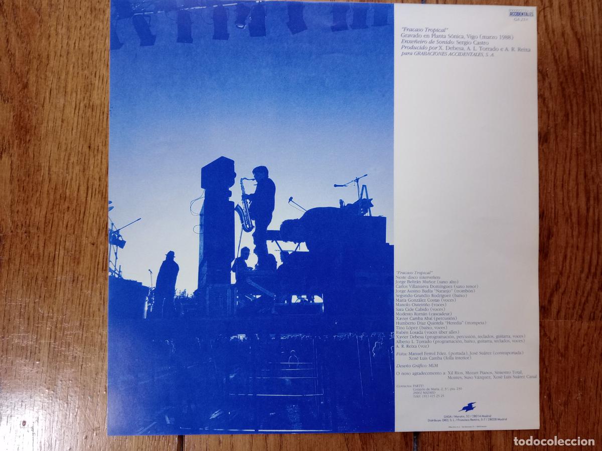 Discos de vinilo: Os Resentidos - fracaso tropical - Foto 3