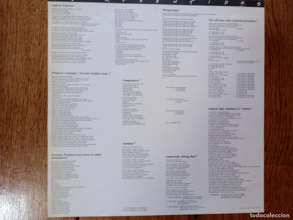 Discos de vinilo: Os Resentidos - fracaso tropical - Foto 5