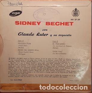 Discos de vinilo: Sidney Bechet con Claude Luther - Sidney Bechet - Foto 2