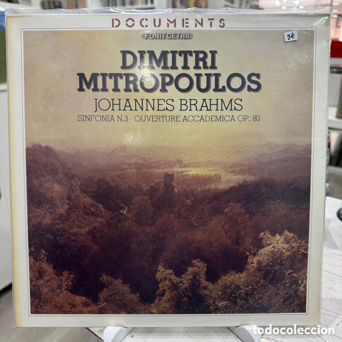 Discos de vinilo: Brahms - Dimitri Mitropoulos - Sinfonia No. 3 (LP) - Foto 1
