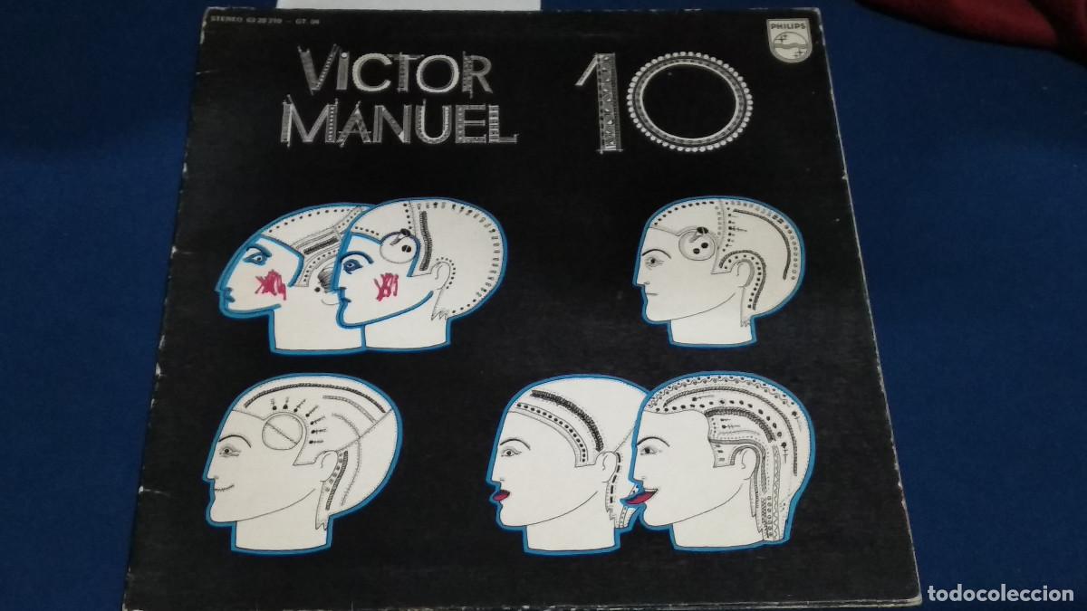 Discos de vinilo: VICTOR MANUEL - 10 (LP) 1976 PHILIPS - Foto 2