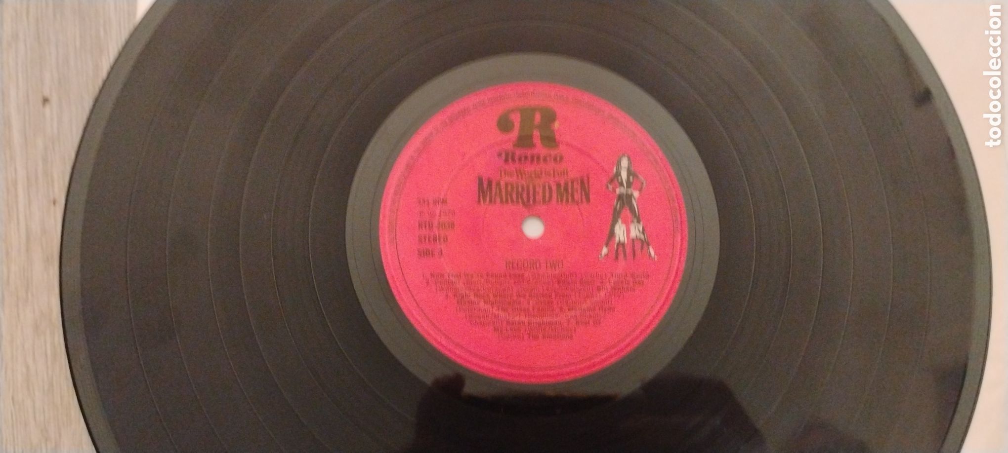 Discos de vinilo: THE WORLD IS FULL OF MARRIED MEN-B.S.O-LP-ROCO/UK-IB