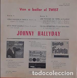 Discos de vinilo: Ven a Bailar e Twist - Johnny Hallyday - Foto 2