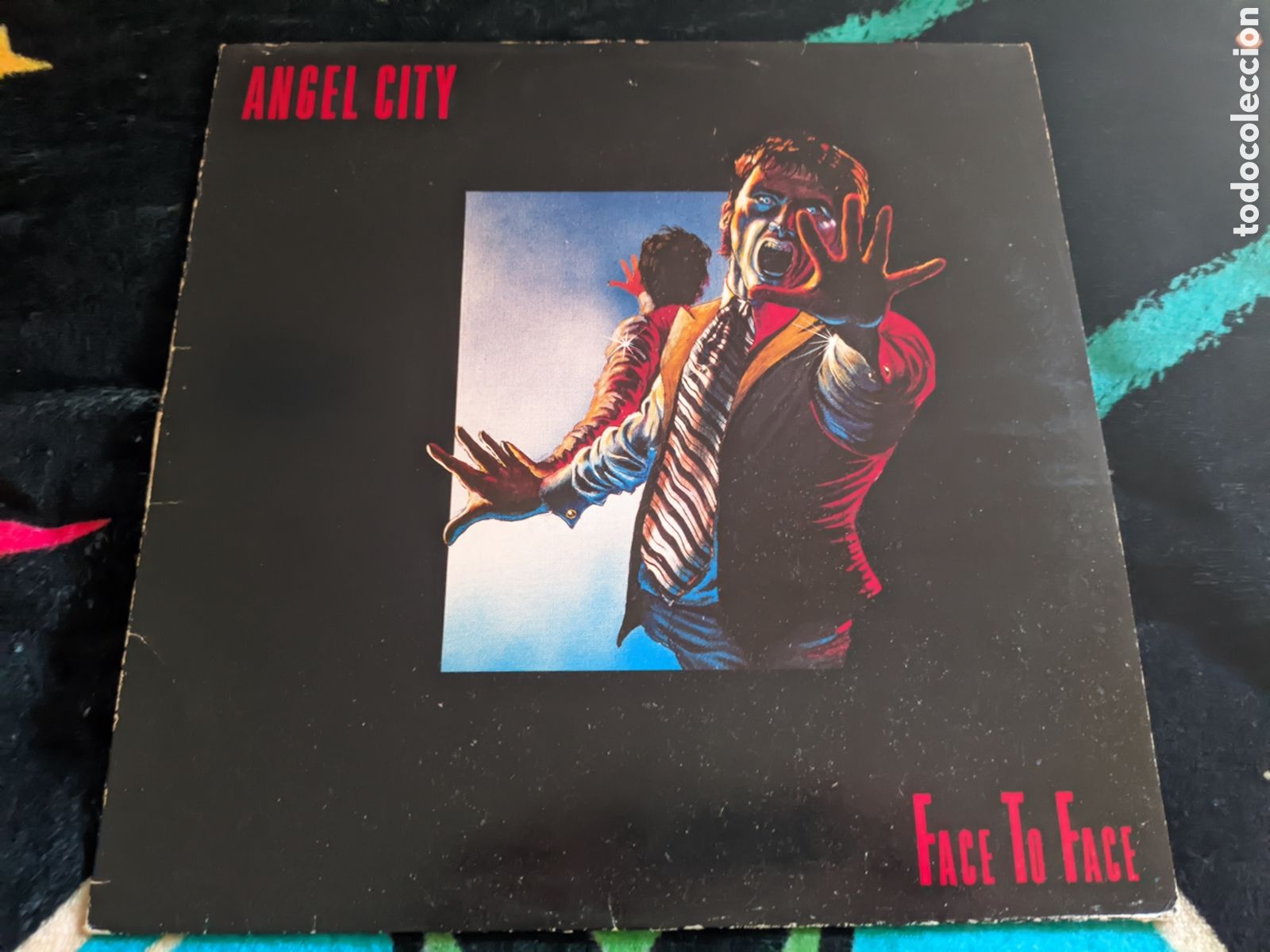 Discos de vinilo: // Angel City - Face To Face - Epic Holland 1980,stereo