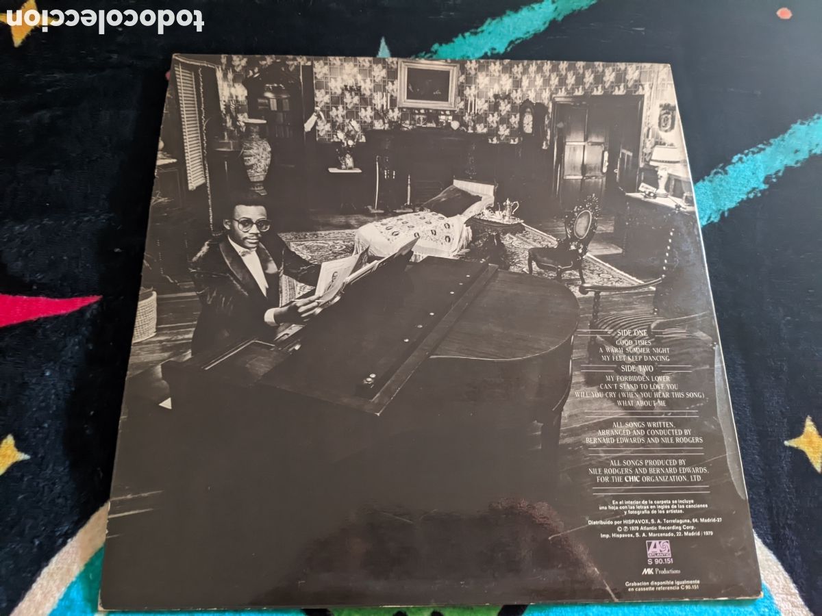 Discos de vinilo: // Chic - Risque - Atlantic Espa&ntilde;a 1979 - Foto 2