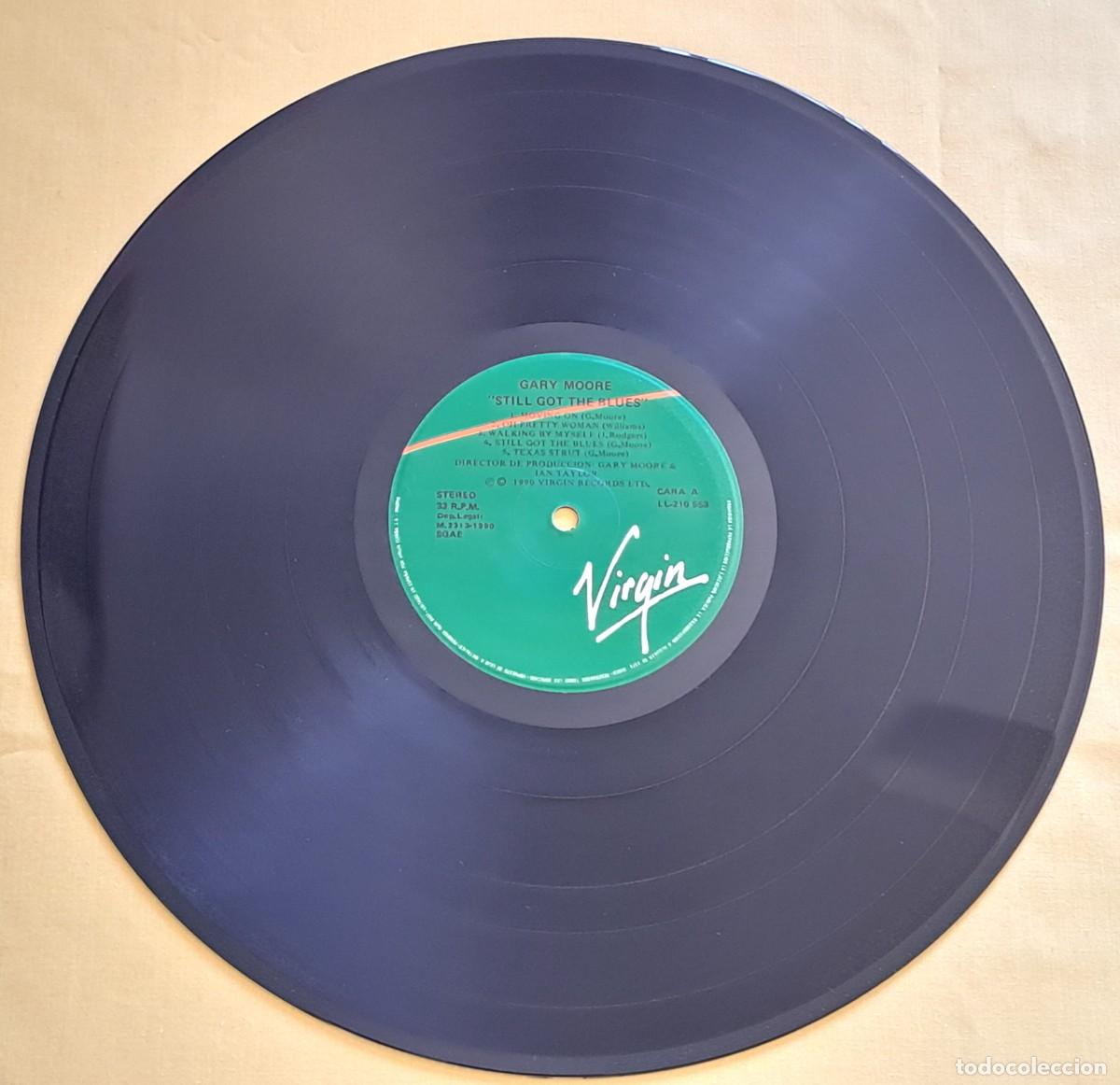 Vinyl records: GARY MOORE - STILL GOT THE BLUES - VIRGIN RECORDS 1990, LL-210 558 - SOLO DISCO