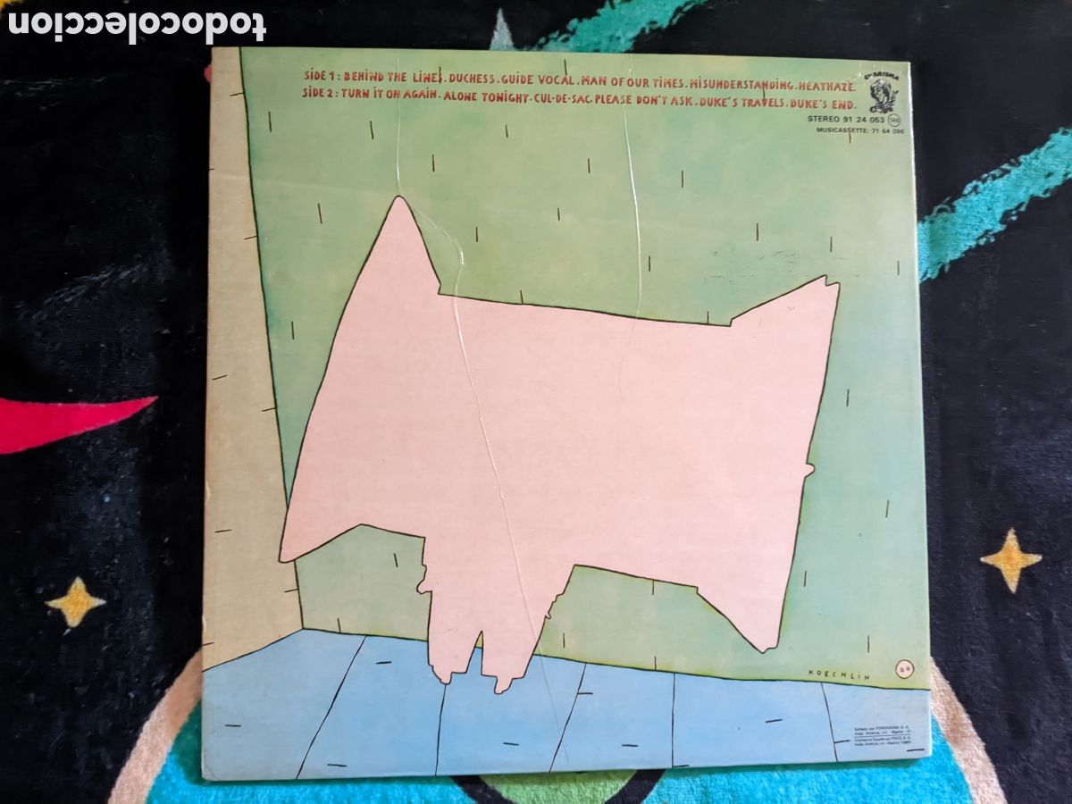 Discos de vinilo: // Genesis - Duke - Charisma Espa&ntilde;a 1980, gatefold - Foto 2