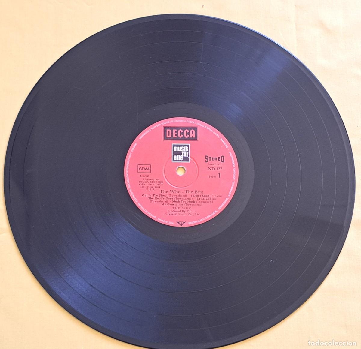 Vinyl records: THE WHO - THE BEAT - DECCA 1967, ND 127 - SOLO DISCO