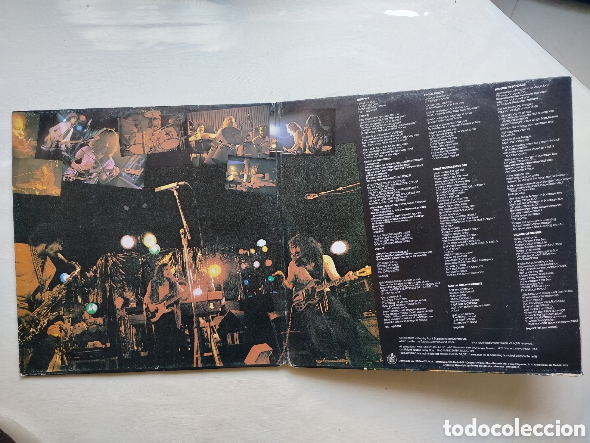 Discos de vinilo: Frank Zappa 2xLPs 1974 - Foto 3