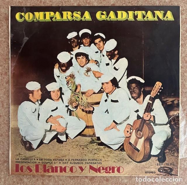 Discos de vinilo: COMPARSA GADITANA LOS BLANCO Y NEGRO - 1971 - Foto 1