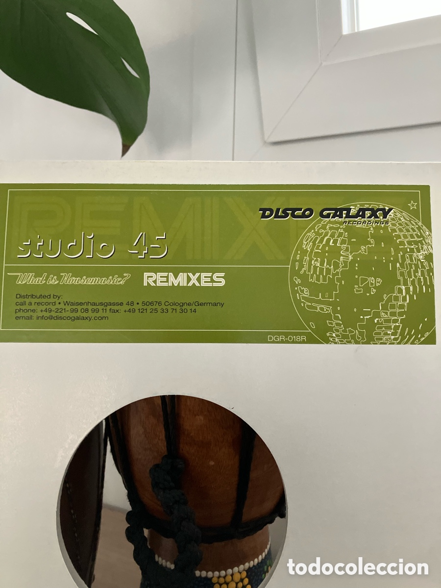 Discos de vinilo: Studio 45 - What Is Housemusic?(Remixes) - Foto 3
