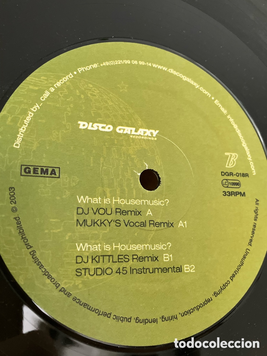 Discos de vinilo: Studio 45 - What Is Housemusic?(Remixes) - Foto 7