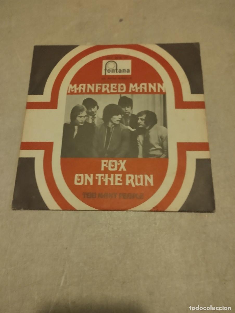 Discos de vinilo: MANFRED MANN SG FOX ON THE RUN - Foto 1