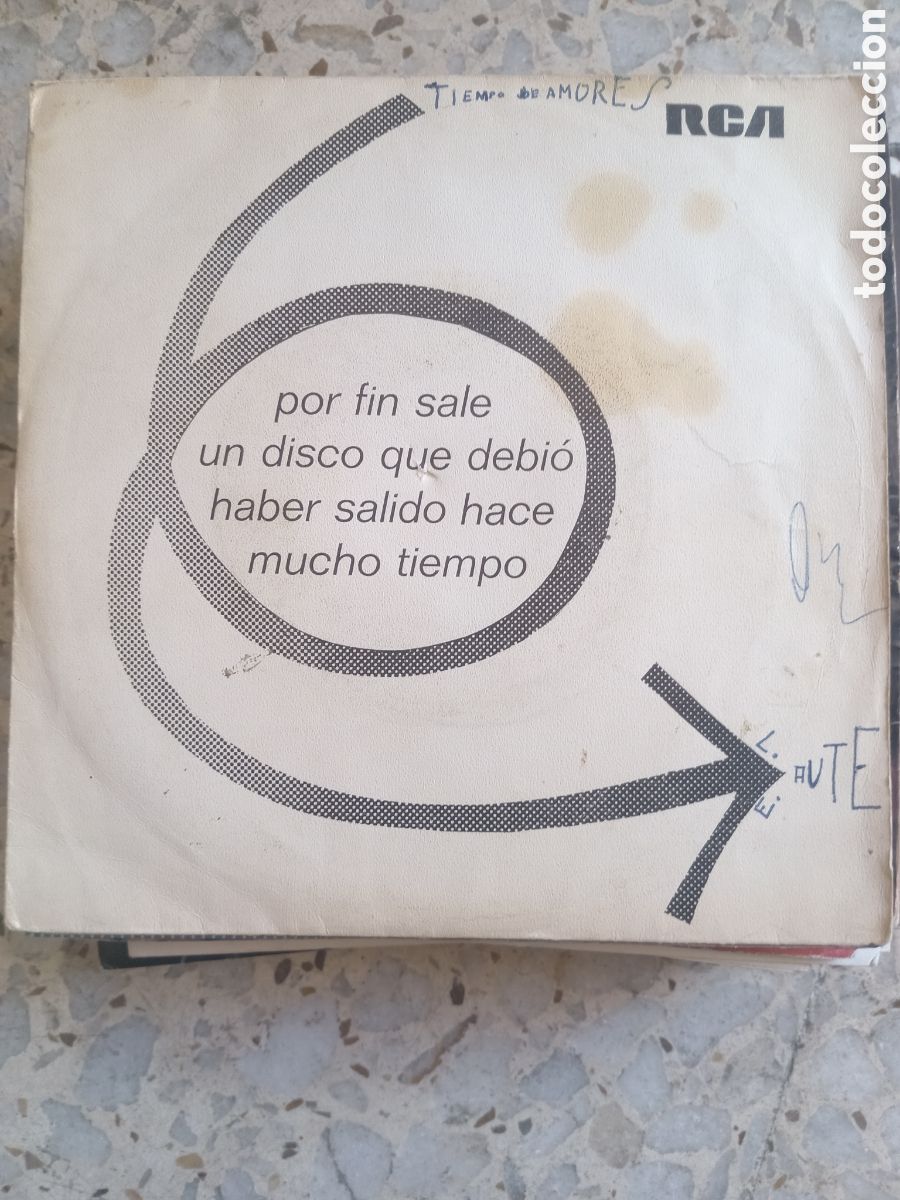 Discos de vinilo: SGL LUIS EDUARDO AUTE TIEMPO DE AMORES 1970 PROMO