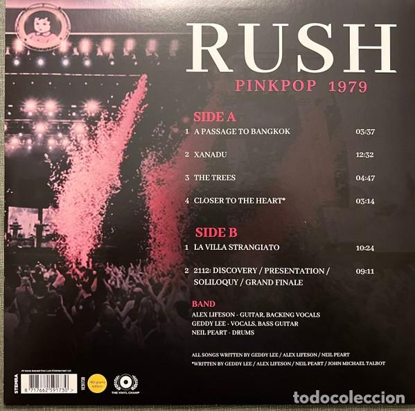 Discos de vinilo: Rush &ndash; Pinkpop 1979 lp - Foto 2