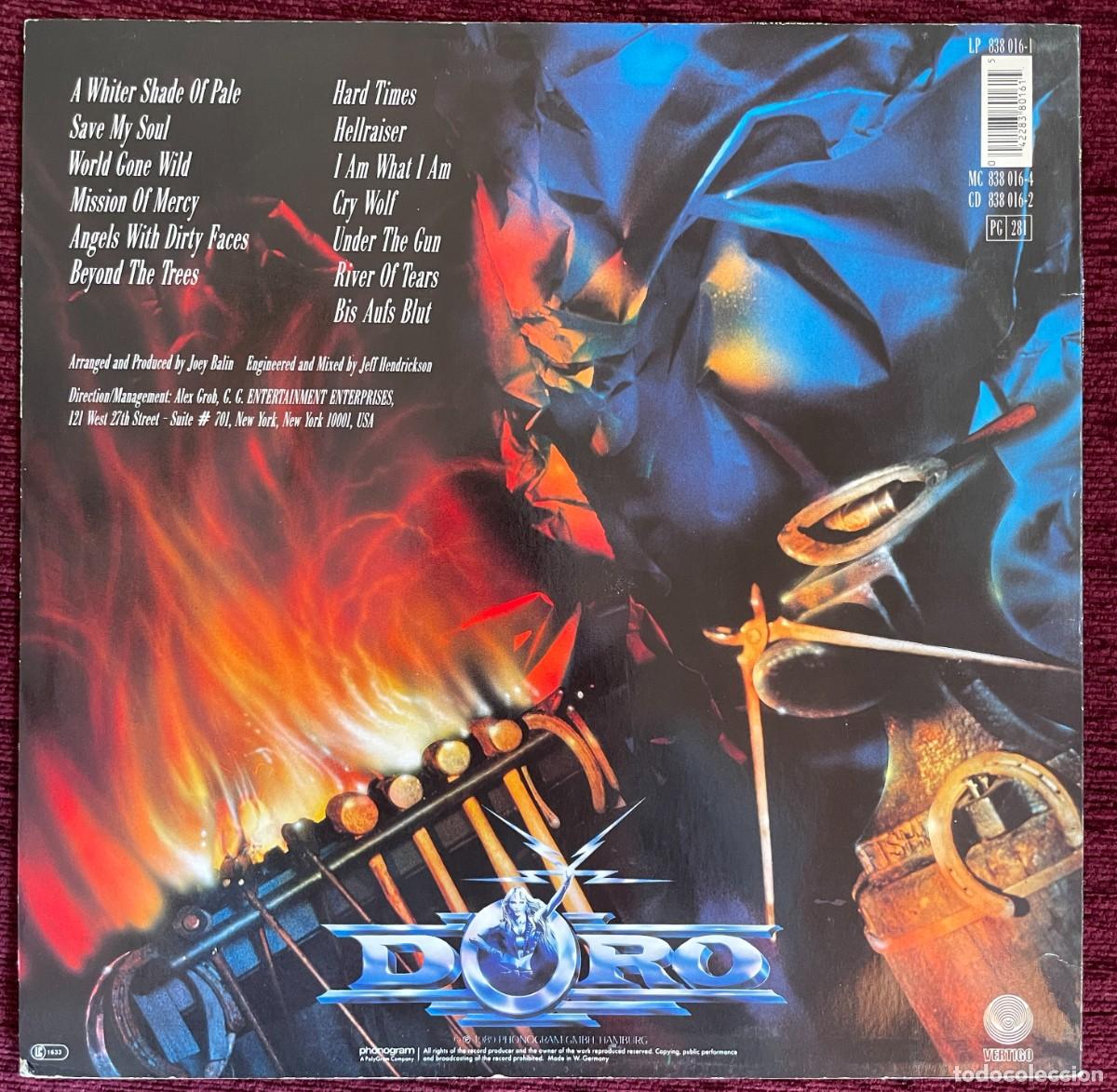 Discos de vinilo: Doro &ndash; Force Majeure. - Foto 2