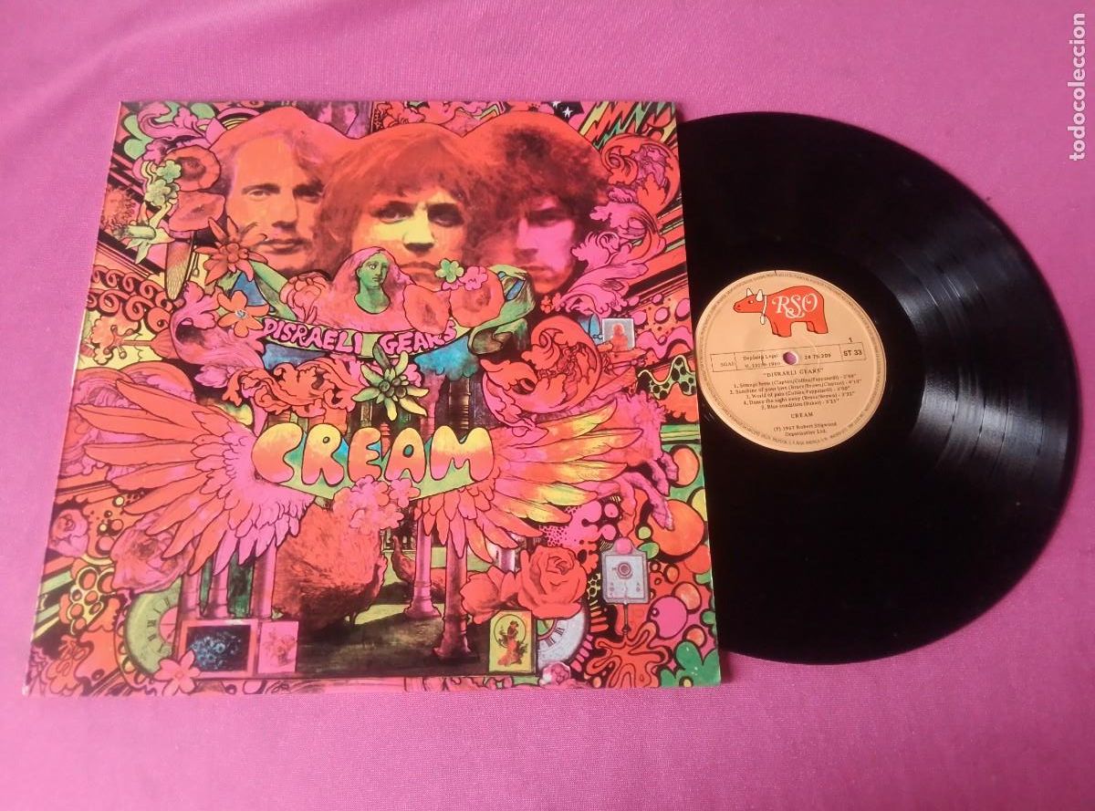 Discos de vinilo: DISRAELI GEARS CREAM 1967 LP MAC1