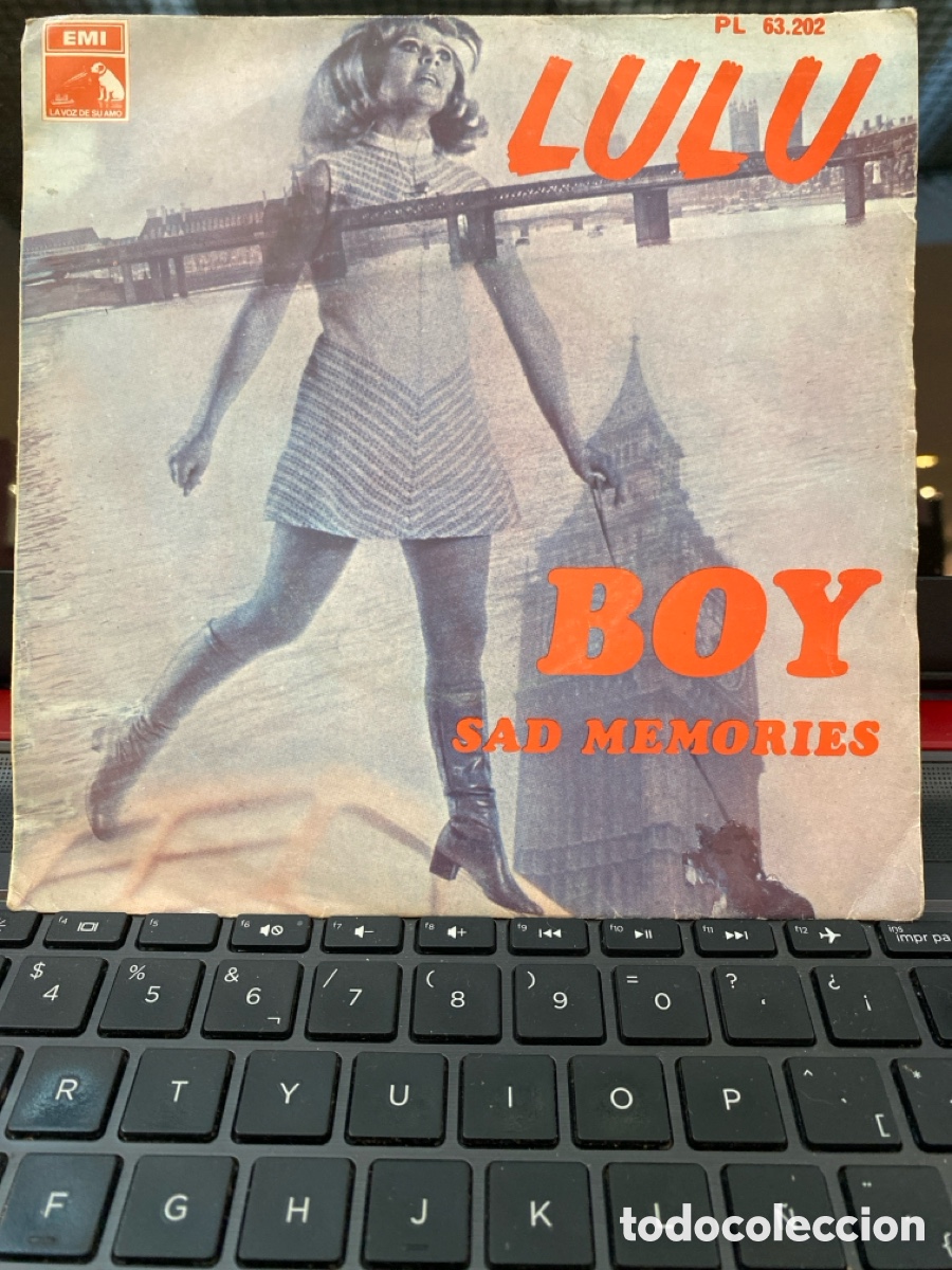 Discos de vinilo: LULU - BOY + SAD MEMORIES SINGLE SPAIN - Foto 1