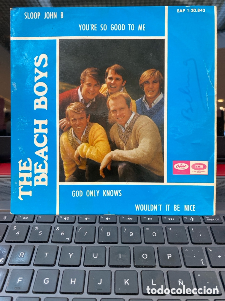 Discos de vinilo: THE BEACH BOYS - SLOOP JOHN B + 3 EP SPAIN - Foto 1