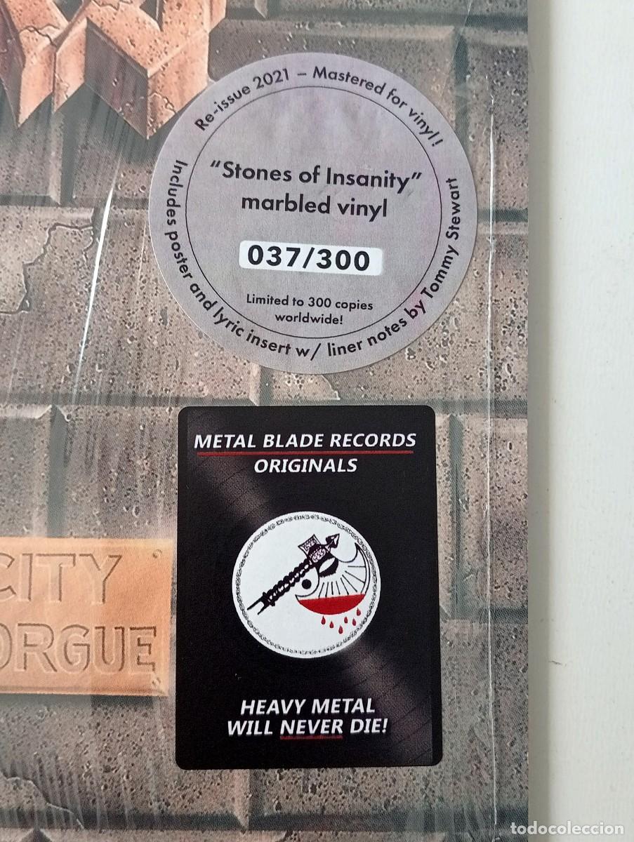 Discos de vinilo: LP HALLOWS EVE - DEATH & INSANITY - Foto 4