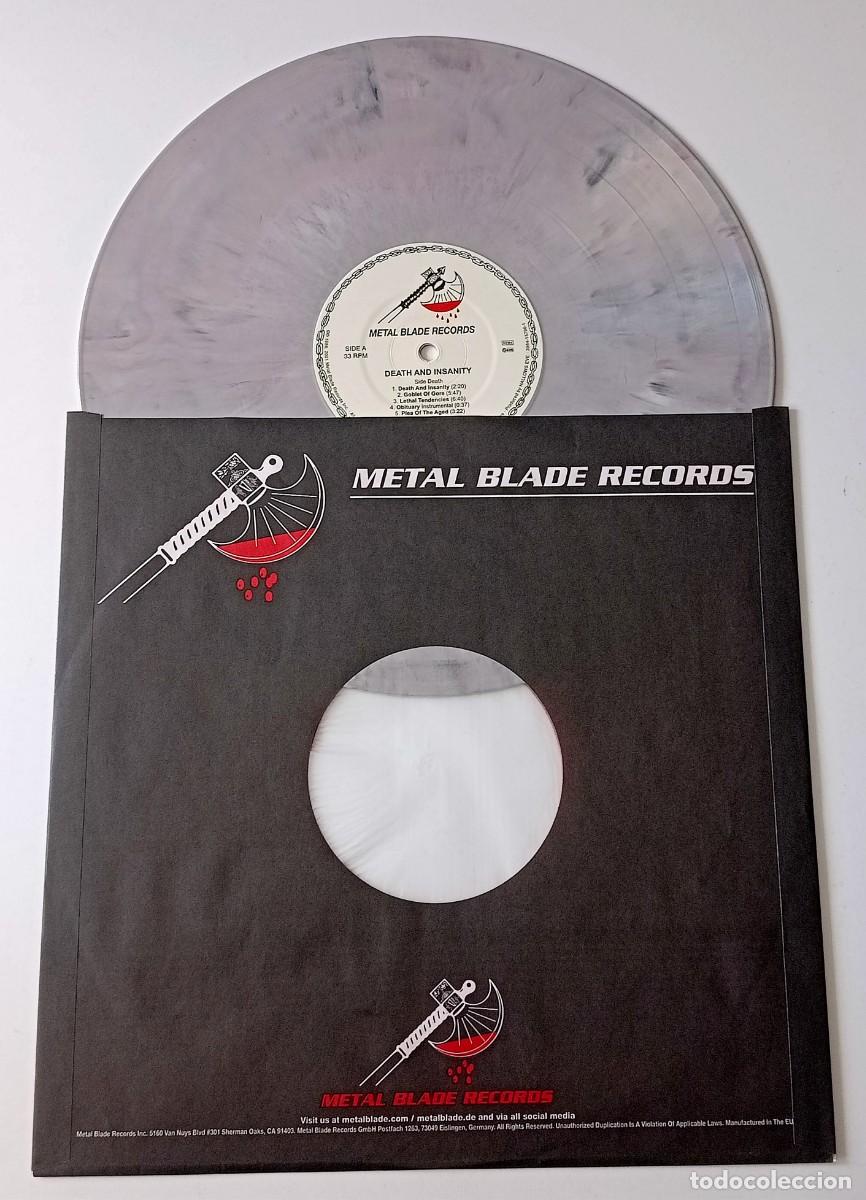 Discos de vinilo: LP HALLOWS EVE - DEATH & INSANITY - Foto 5