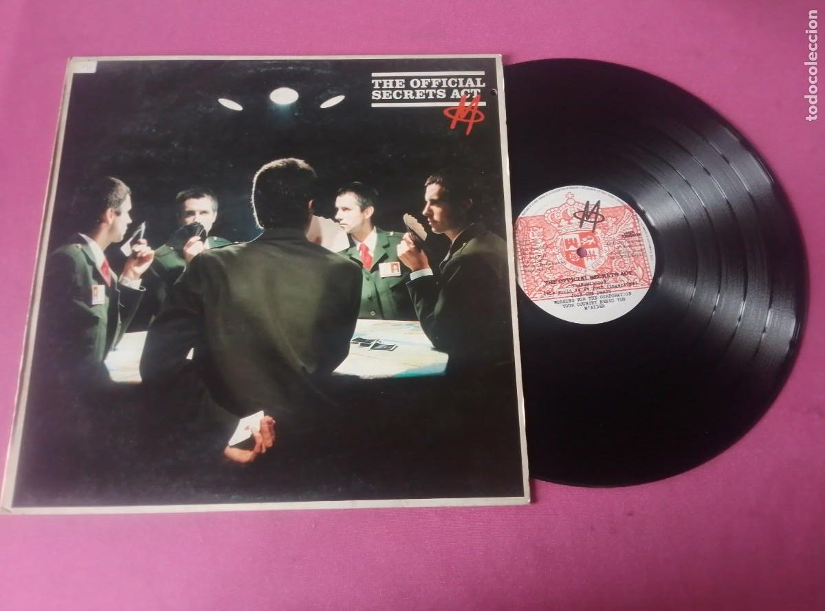 Discos de vinilo: THE OFFICIAL SECRETS ACT TRANSMISSION CON ENCARTE 1980 LP MAC1