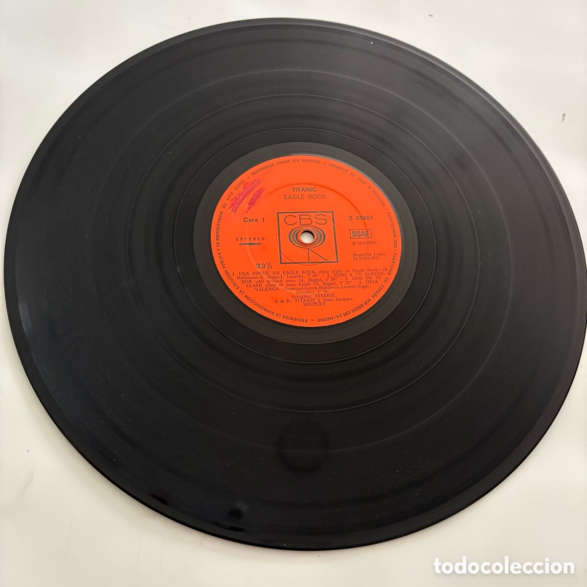 Discos de vinilo: lp Titanic Eagle Rock ecicion espa&ntilde;ola de 1973 - Foto 4