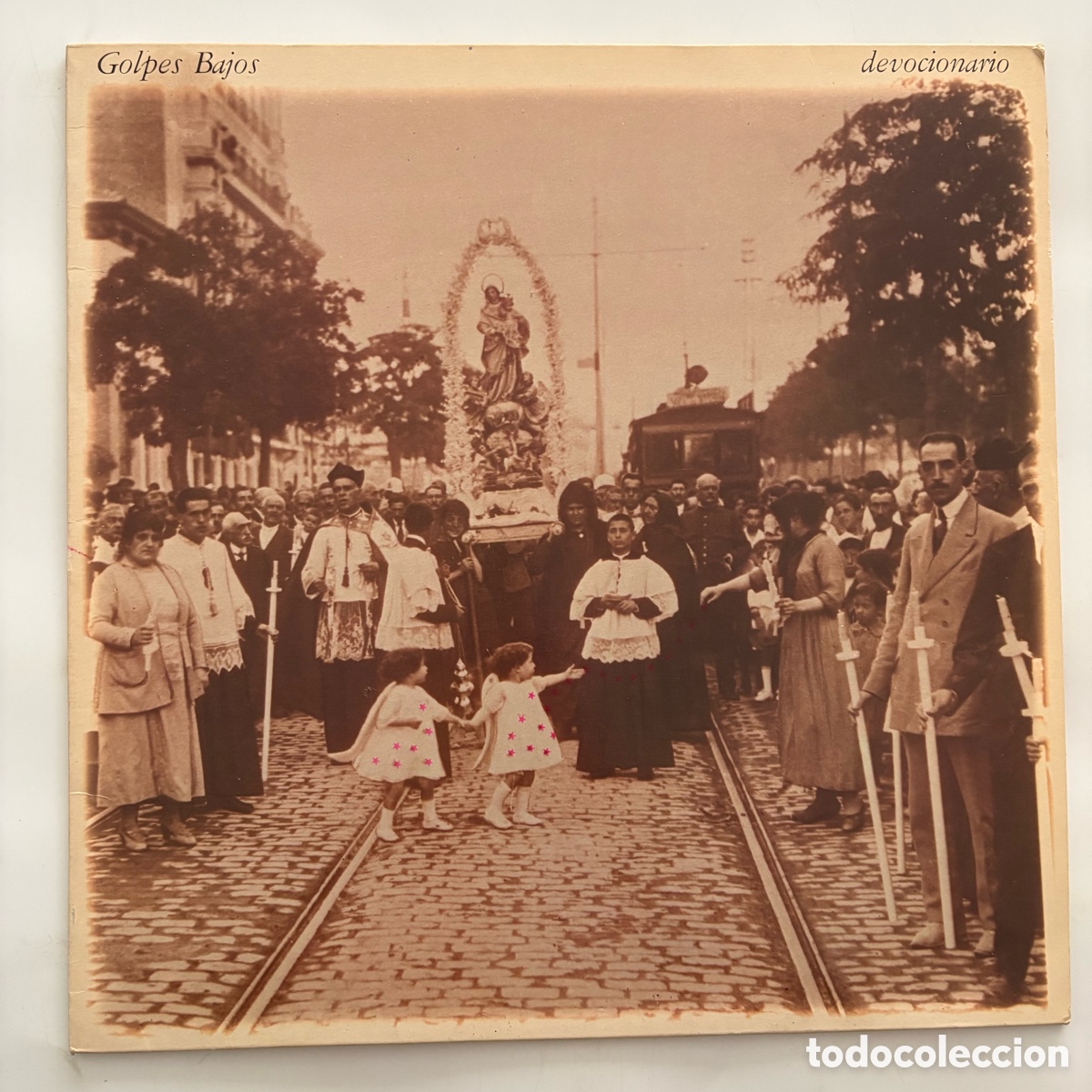 Discos de vinilo: lp Golpes Bajos &ndash; Devocionario de 1985 - Foto 1
