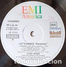 Discos de vinilo: Bailemos - David BOwie - Foto 5
