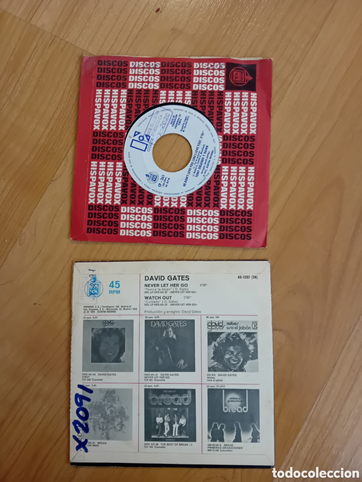 Discos de vinilo: DOS DISCOS DAVID GATES. NEVER LET HER GO - Foto 2