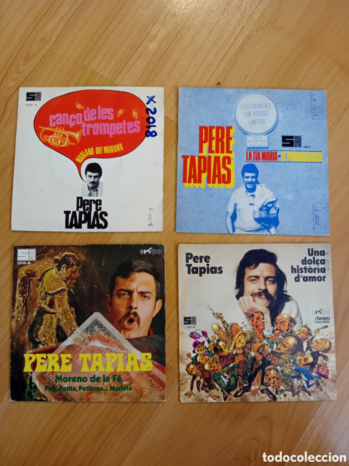 Discos de vinilo: 4 DISCOS PERE TAPIAS. - Foto 1