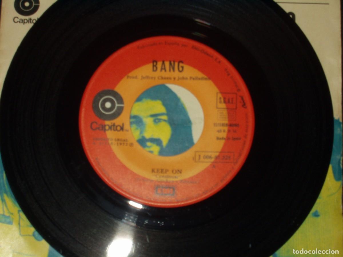 Discos de vinilo: BANG SINGLE KEEP ON HARD ROCK - Foto 3