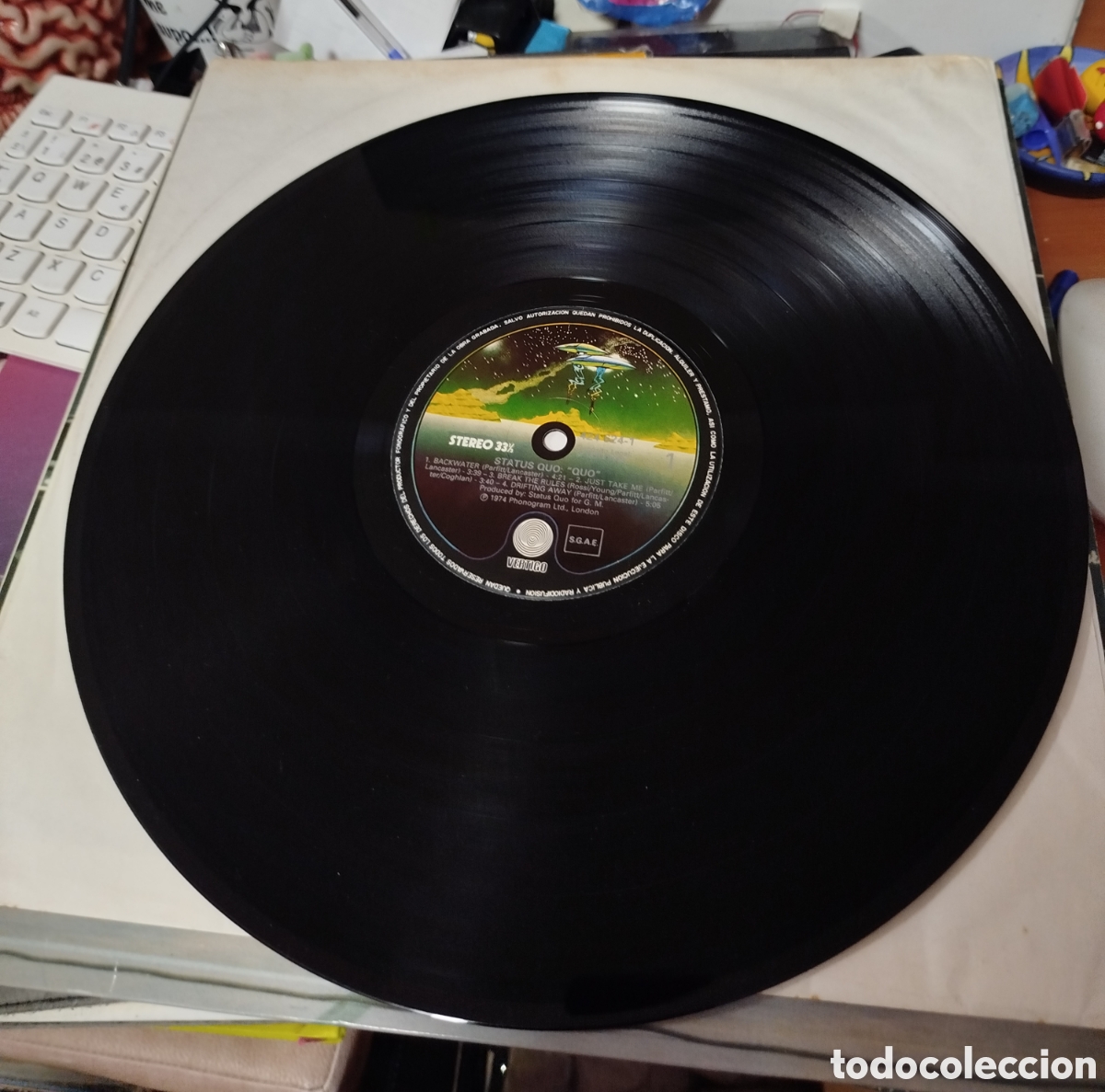 Discos de vinilo: Status Quo - Quo. Edici&oacute;n espa&ntilde;ola - Foto 2