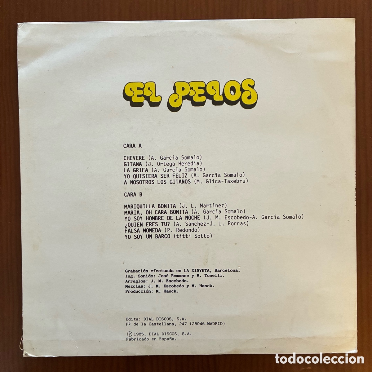 Discos de vinilo: El Pelos &lrm;&ndash; Mis Rumbas - Foto 2