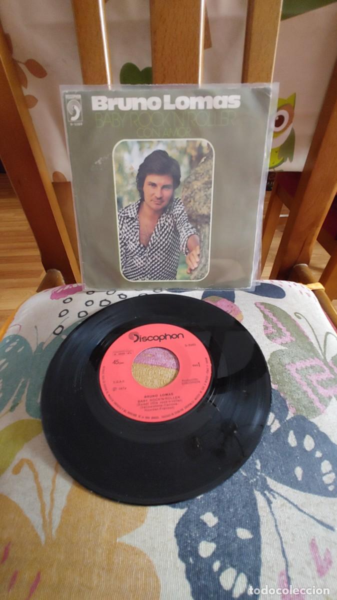 Discos de vinilo: BRUNO LOMAS-SINGLE BABY ROCK N ROLLER - Foto 1
