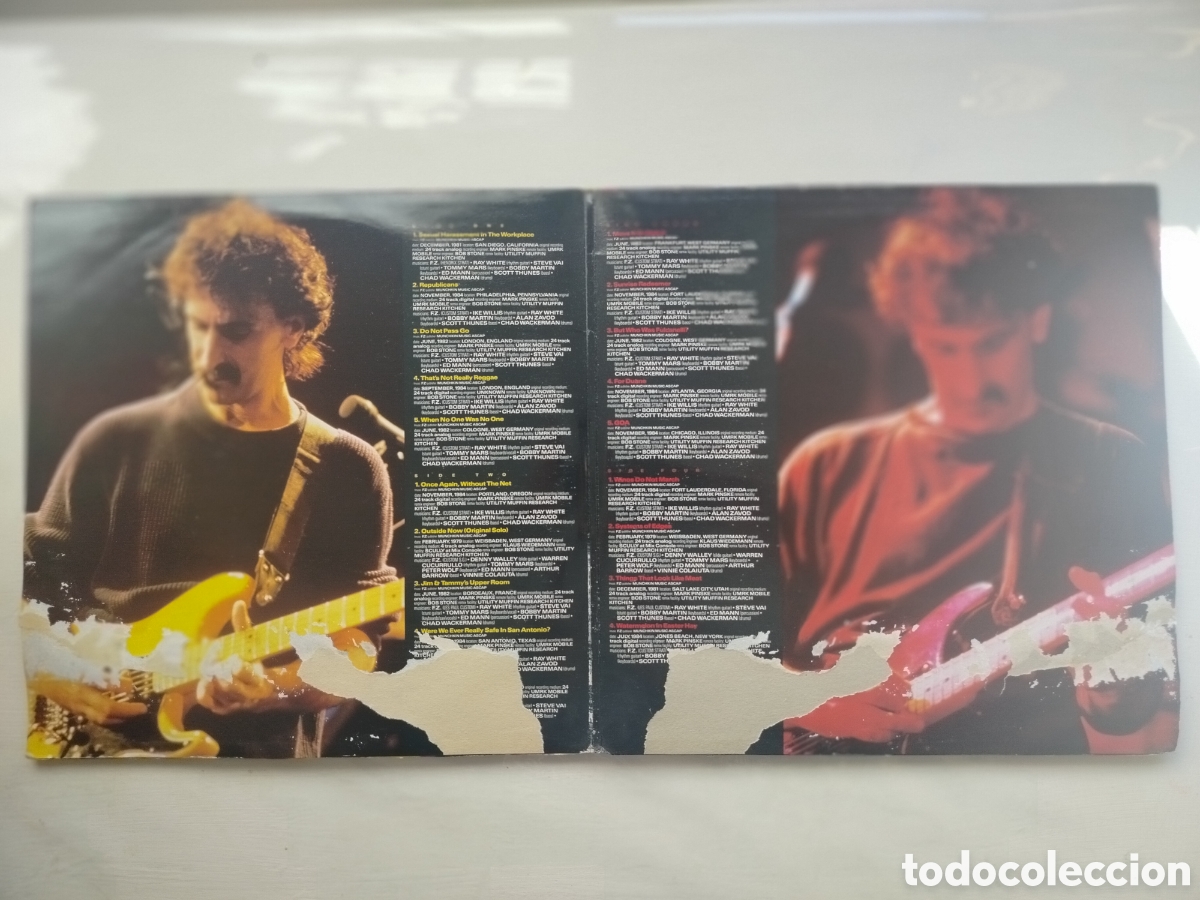 Discos de vinilo: Defectuoso Frank Zappa LP Guitar - Foto 3