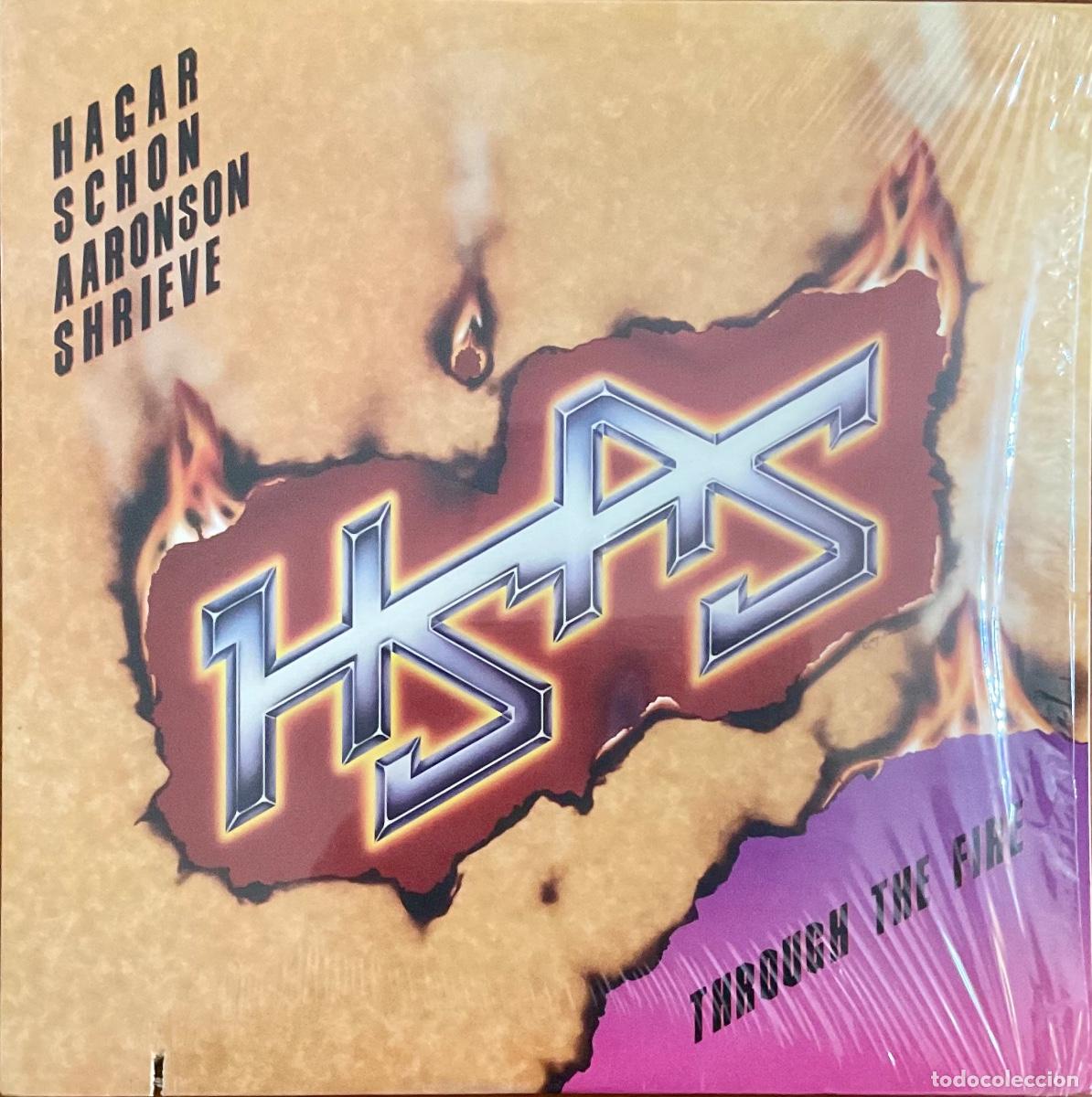 Discos de vinilo: HAGAR SCHON AARONSON SHRIEVE - THROUGH THE FIRE - Foto 1
