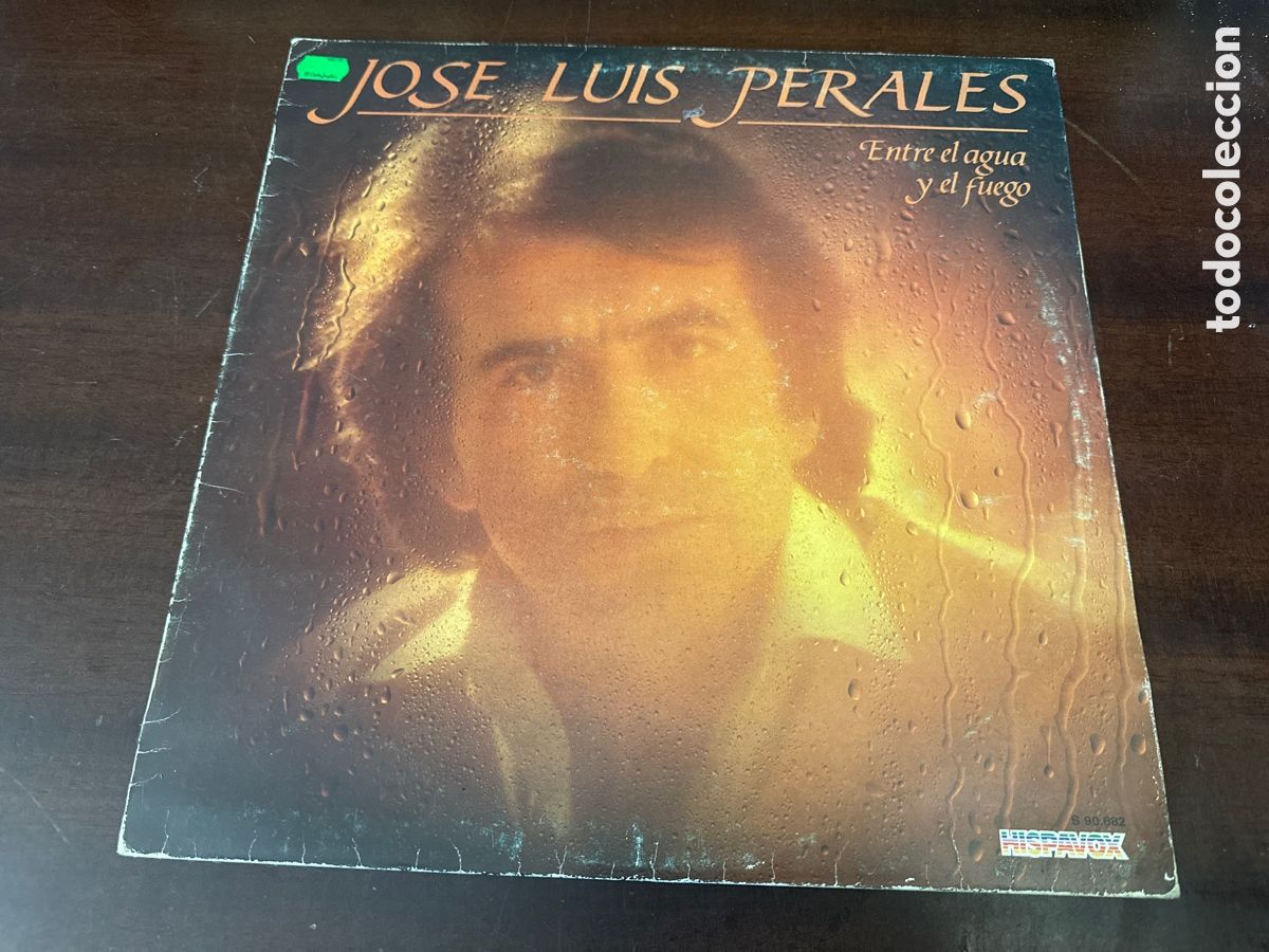 Discos de vinilo: LP Vinilo. Jos&eacute; Luis Perales. Entre el agua y el fuego (HISPAVOX 1982)