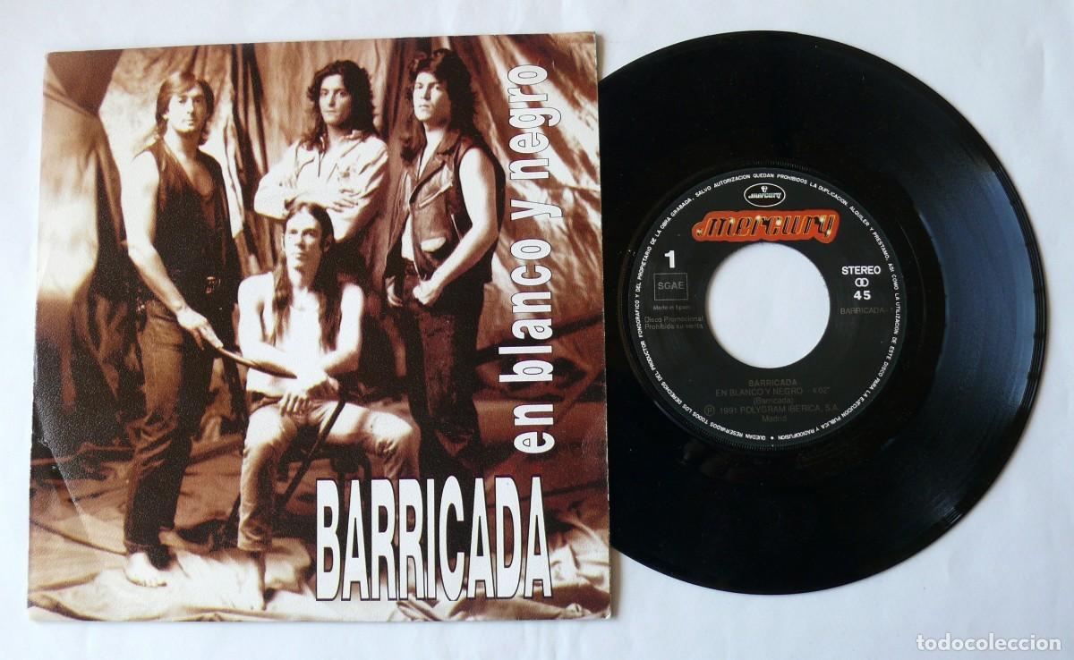 Discos de vinilo: Barricada - En blanco y negro - Single - Foto 1