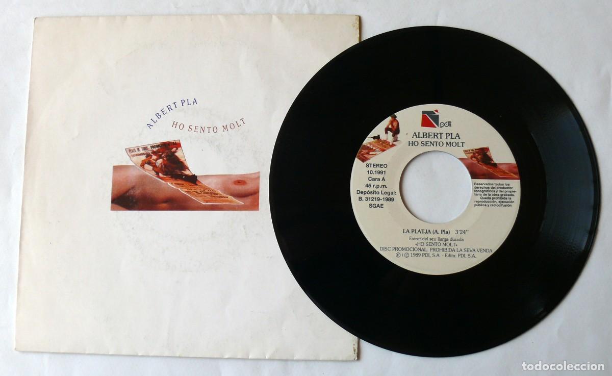 Discos de vinilo: Albert Pla - La platja - El legat del pastor - Single - Foto 1