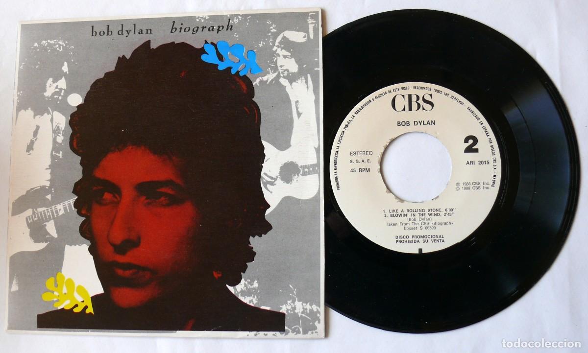 Discos de vinilo: Bob Dylan - Biograph - Single - Foto 1