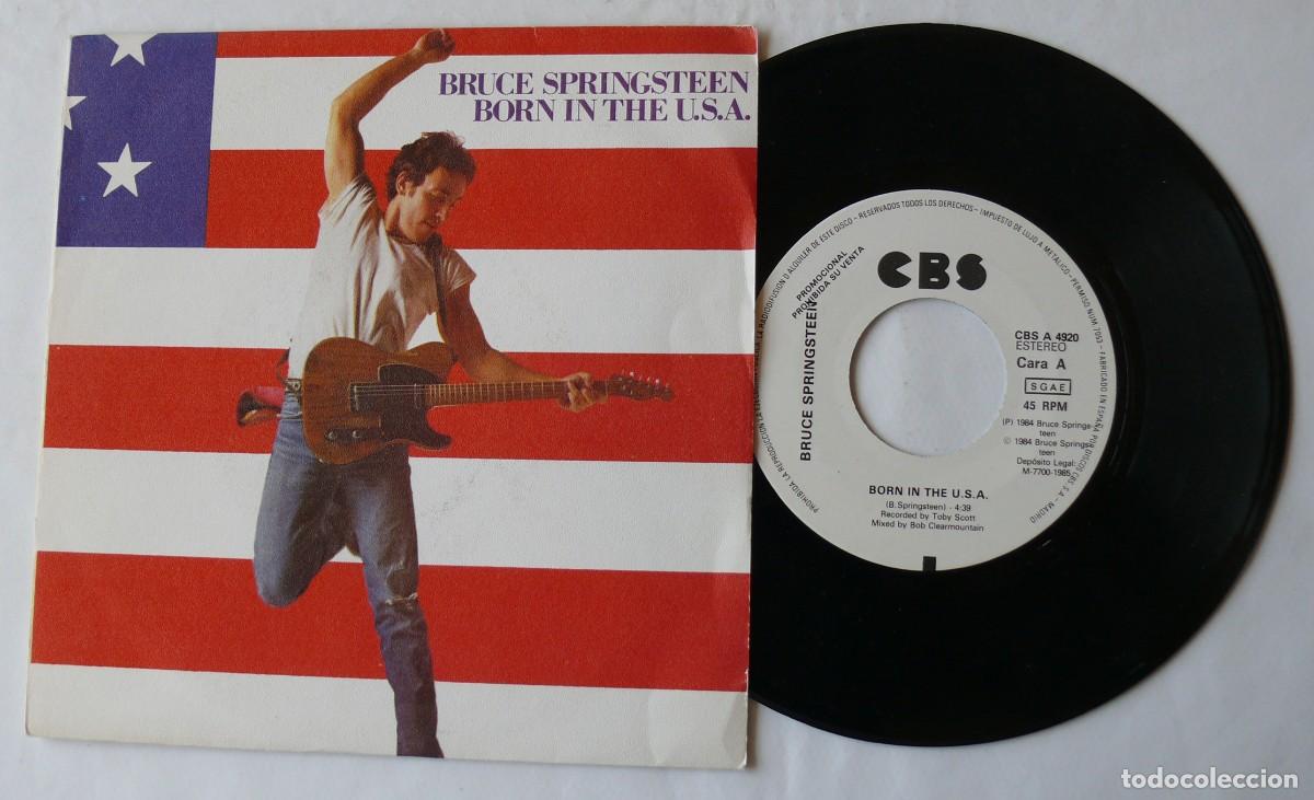 Discos de vinilo: Bruce Springsteen - Born in the U.S.A. - Single - Foto 1